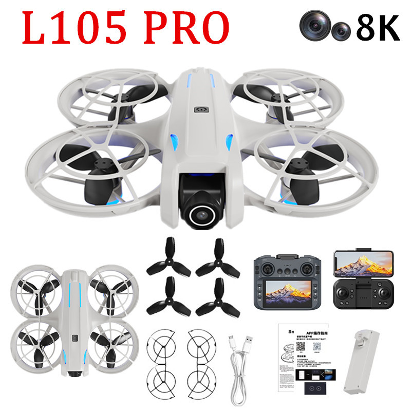 طائرة بدون طيار L105 PRO جديدة - مراجعة Jjrc Drone X12 وسعره