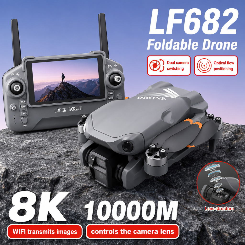 طائرة بدون طيار LF682 للتصوير  - مراجعة Drone Gimbal وسعره