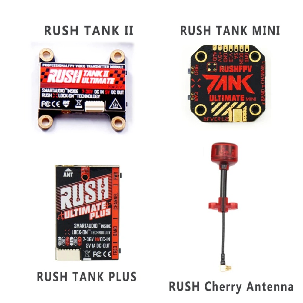 جهاز إرسال الفيديو RUSH TANK U - مراجعة Drone Frame وسعره